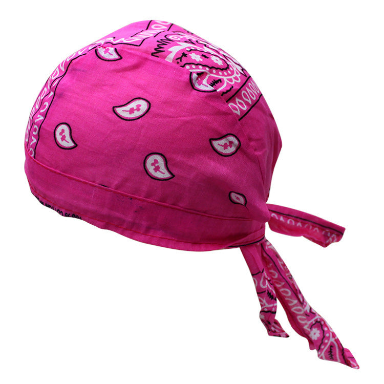 Outdoor Riding Pirate Hat Cotton Printed Multicolor Hip-hop Hip-hop Headscarf Hat