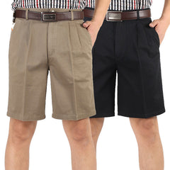 Summer Men's Shorts Pure Cotton High Waist Loose Cropped Pants Thin Casual Shorts