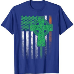 St Patrick Flag Series Printed T-shirt Top