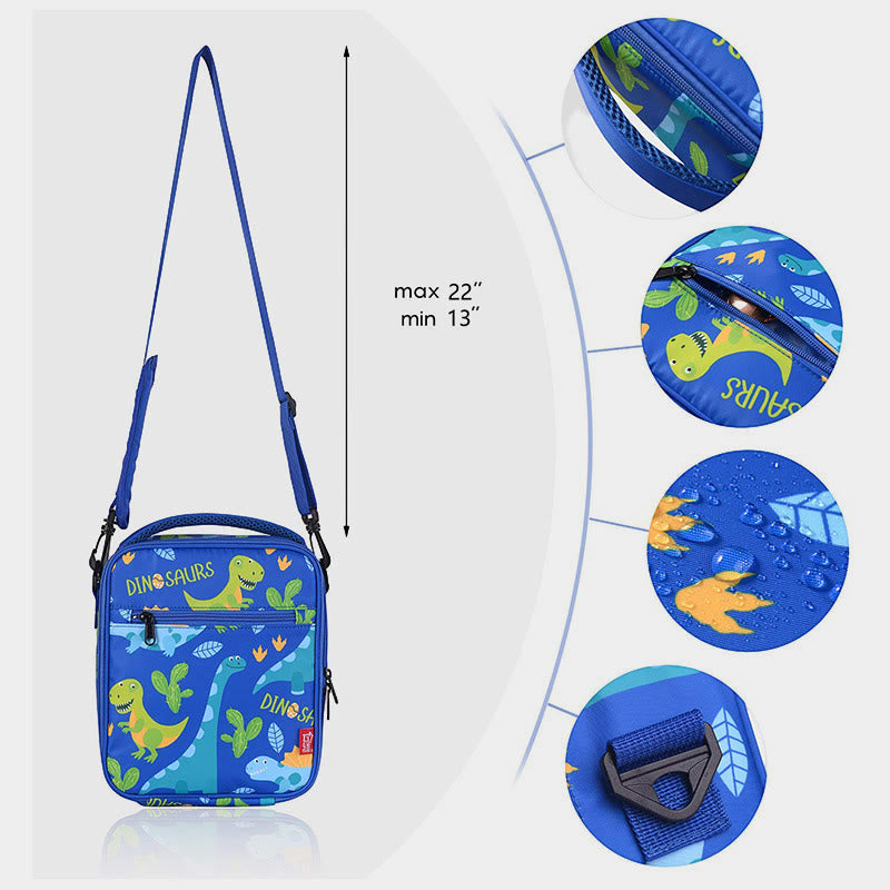 Kids Lunch Box Insulated Lunch Bag Cute Mini Cooler Insulation Messenger Thermal Bag