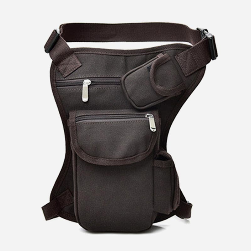 Anti-fall Riding Leg Bag Outdoor Multi-functional Tactical Casual Canvas Mountaineering Waist Hanging Sports Bag