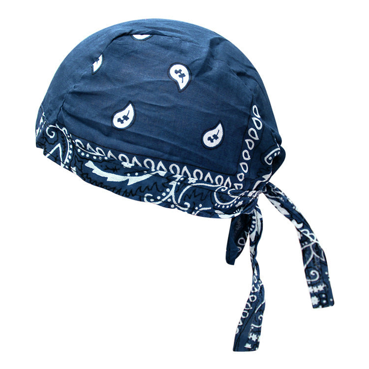 Outdoor Riding Pirate Hat Cotton Printed Multicolor Hip-hop Hip-hop Headscarf Hat