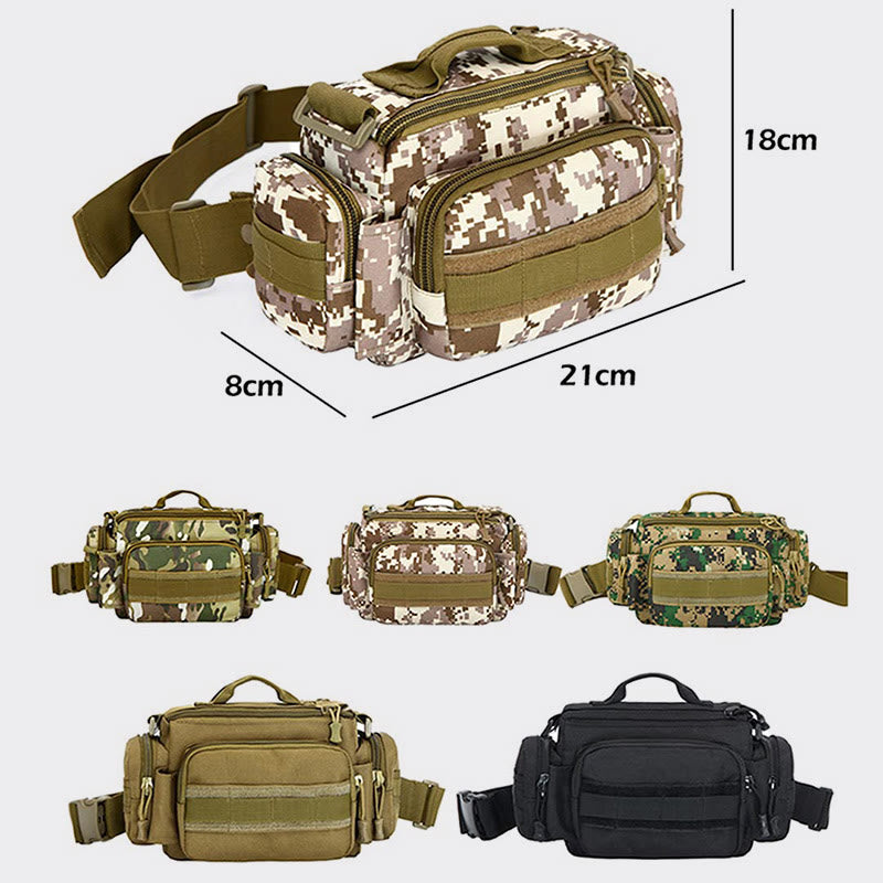 Men Outdoor Multi-Purpose Riding Large Fanny Pack Belt Waist Bag