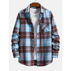 Long Sleeve Plaid Shirt