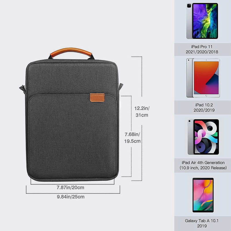 Men's Daily Messenger Bag Waterproof Polyester Tablet Simple Storage Bag Messenger Bag