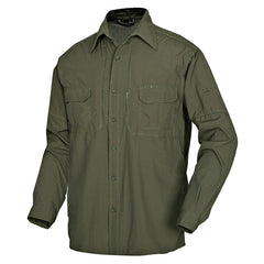 Men's Tactical Shirt Military Camouflage Long Sleeve Fast Dry Lightweight Outdoor Jacket Shirt