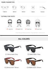 European and American Polarizers TR Sunglasses