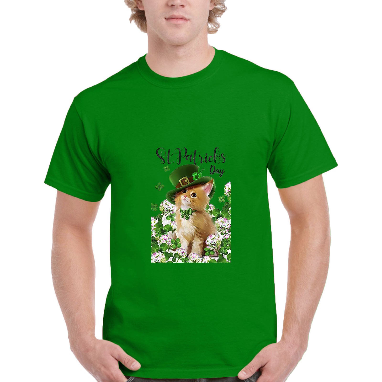 Happy St Patrick's Day Green Shamrock T-Shirt