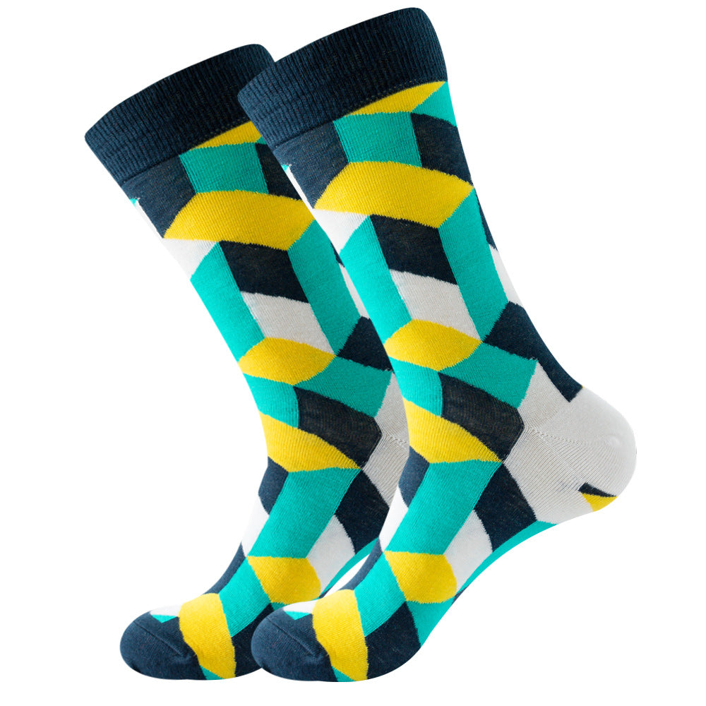 Geometric Art Pattern Creative Men's and Women's Socks