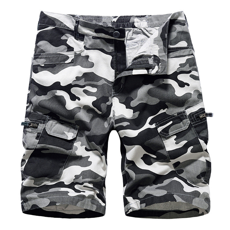 Summer Men's Shorts Camouflage Loose Plus Size Casual Men's Five-point Pants