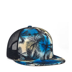 Baseball Hat Male Tide Digital Printing Coconut Hip Hop Summer Sun Hat