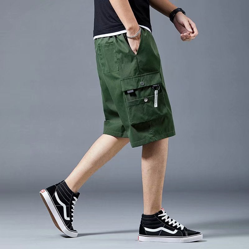 Men's Summer Shorts Loose Five-point Pants Casual Workwear Sports Pants