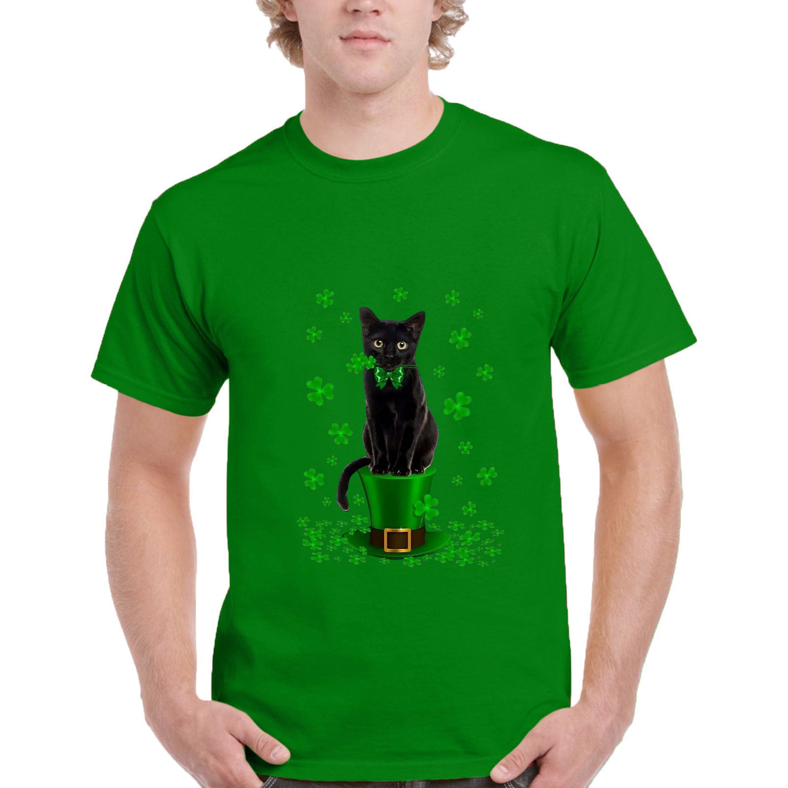 Happy St Patrick's Day Green Shamrock T-Shirt