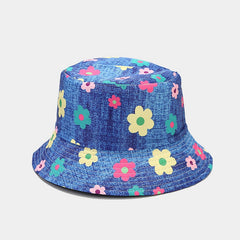 Outdoor Travel Floral Pattern Bucket Hat Sun Hat