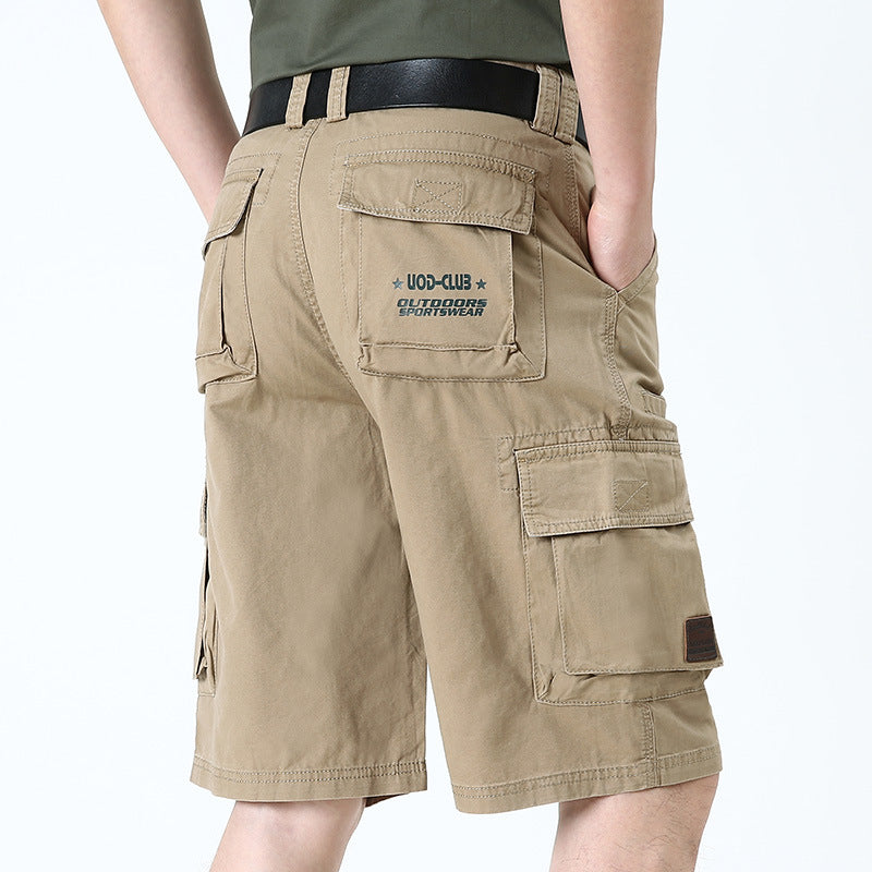 Workwear Men's Shorts Solid Summer Five-point Pants Casual Shorts