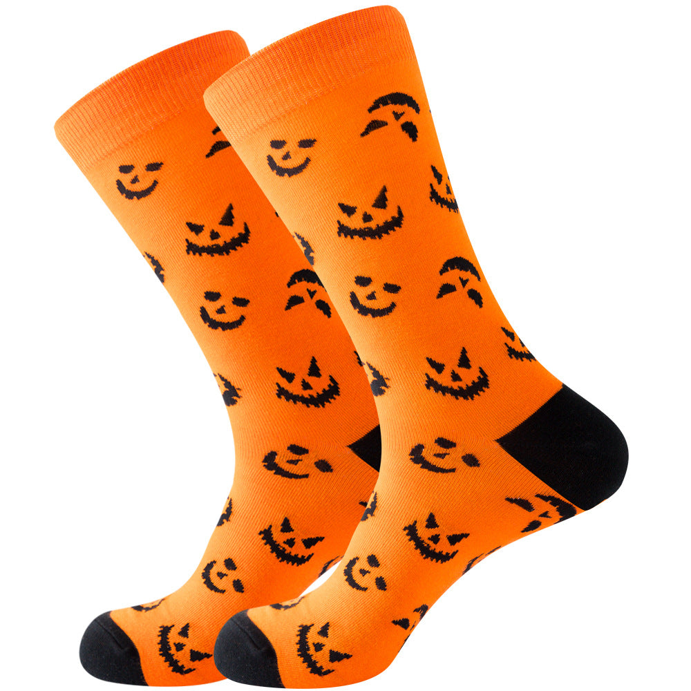 Creative Socks Halloween Pumpkin Socks for Men and Women