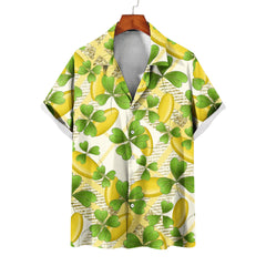 Men's Summer Casual St. Patrick's Day green Shirt