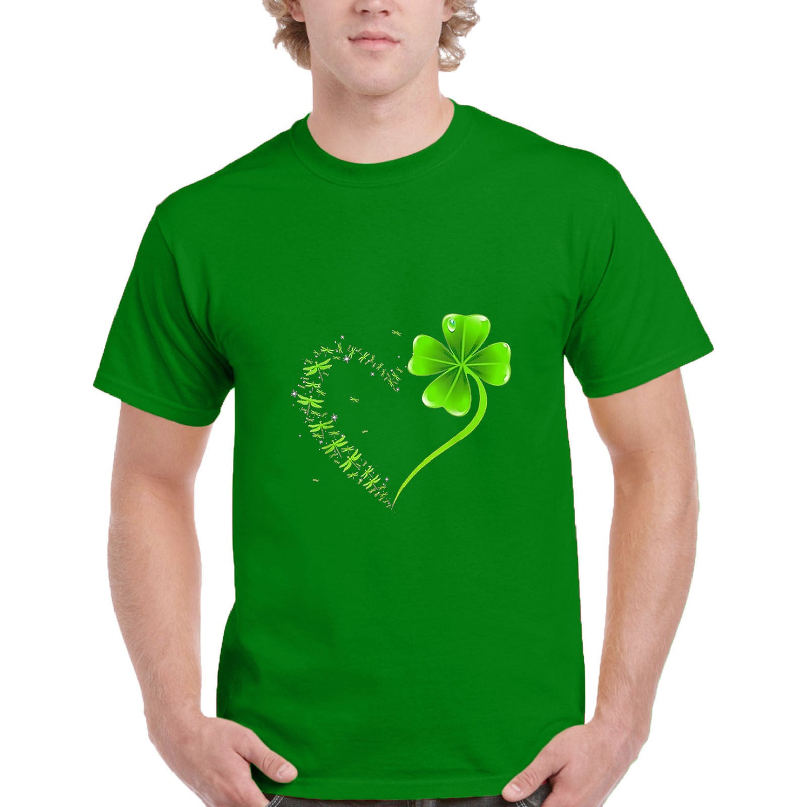 Happy St Patrick's Day Green Shamrock T-Shirt