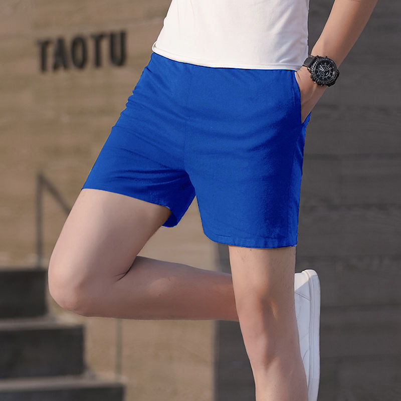 Pure Cotton Shorts Men's Summer Cotton Men's Loose Casual Five-point Shorts