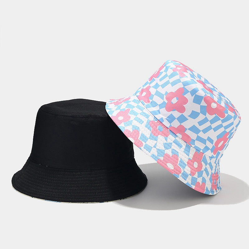 Outdoor Travel Floral Pattern Bucket Hat Sun Hat