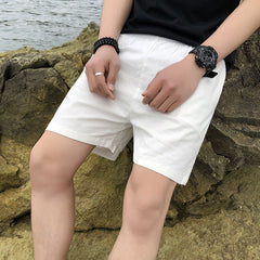 Pure Cotton Shorts Men's Summer Cotton Men's Loose Casual Five-point Shorts