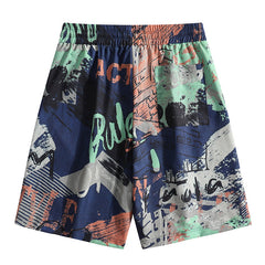 Summer Men's Street Trendy Hawaiian Vacation Casual Printed Shorts