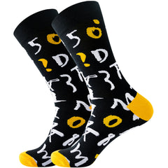 Literary Geometric Fashion Socks Animal Socks Creative Tube Socks