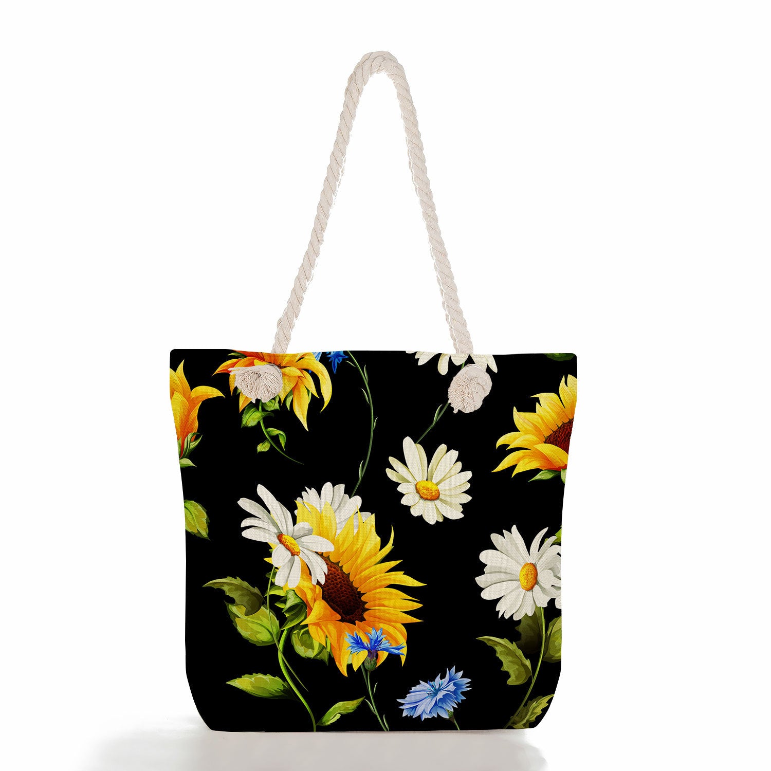 Flower Tote Sunflower Travel Beach Bag