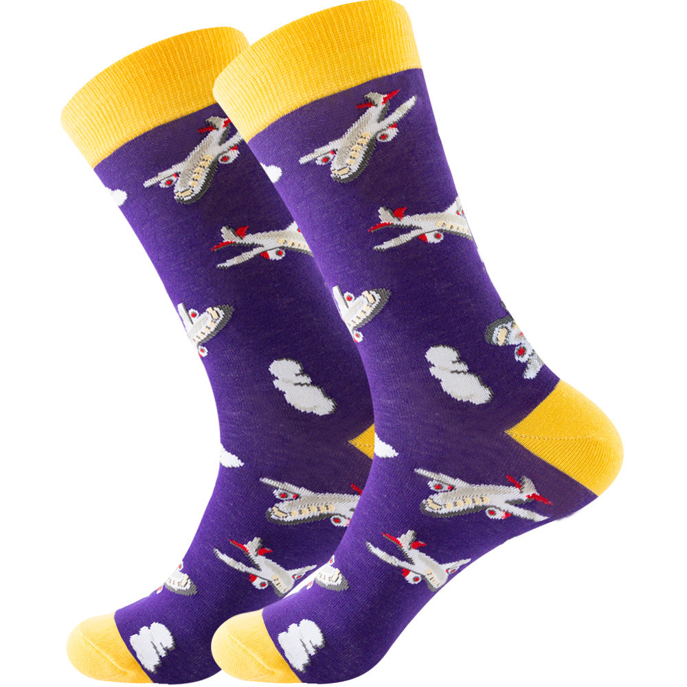 Art Outdoor Socks Aircraft Creative Tube Socks