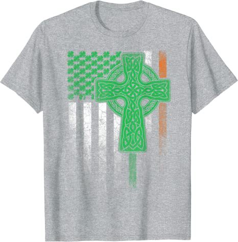 St Patrick Flag Series Printed T-shirt Top