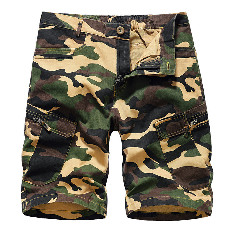 Summer Men's Shorts Camouflage Loose Plus Size Casual Men's Five-point Pants