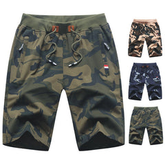 Men's Casual Camouflage Pants Sports Shorts Plus Size Shorts