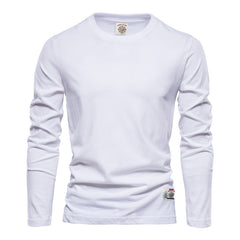 Men's Long-sleeved Casual Sports Cotton Bottoming Shirt T-shirt