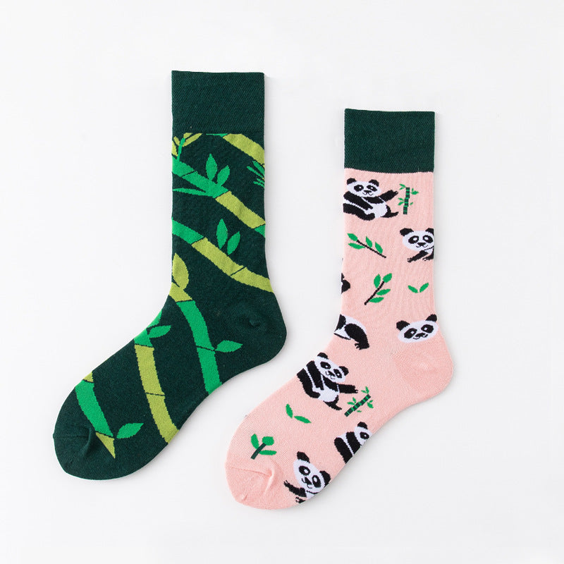 Comfortable Cotton Socks Animal Couple Socks