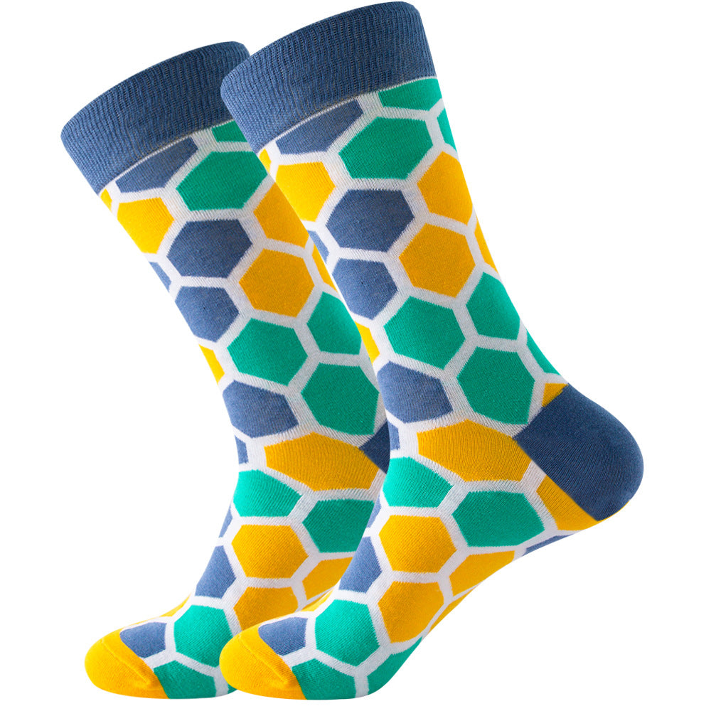 Literary Geometric Fashion Socks Animal Socks Creative Tube Socks