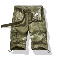 Men's Camouflage Loose Cargo Shorts Loose Plus Size Casual Five-point Pants