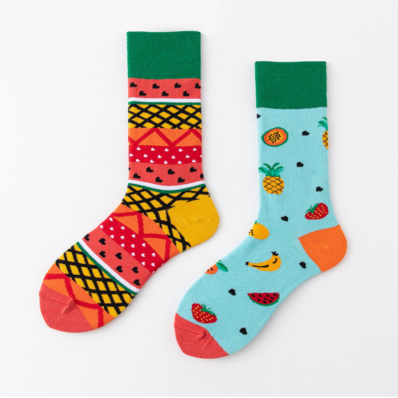 Comfortable Cotton Socks Animal Couple Socks