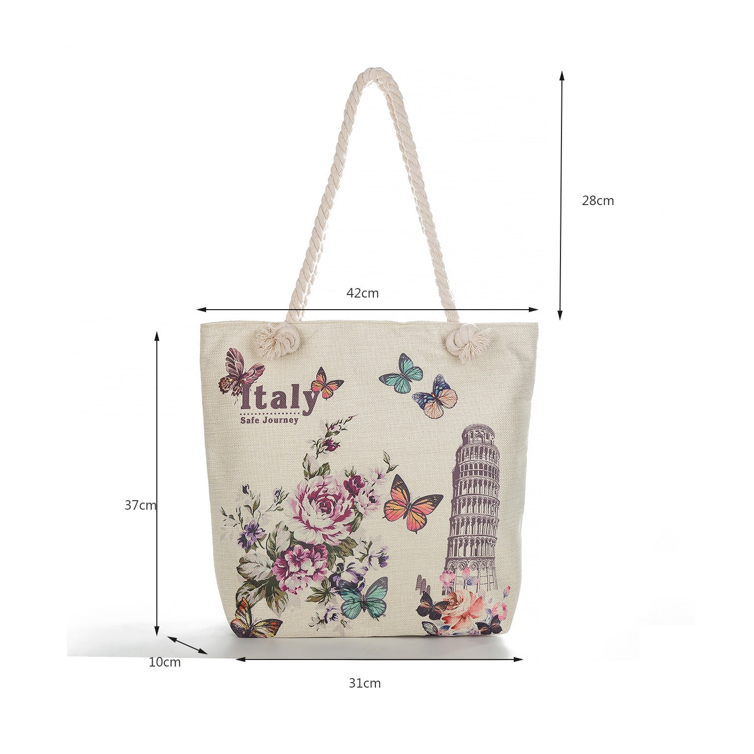 Flower Tote Sunflower Travel Beach Bag