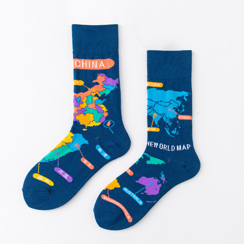 Cute and Comfortable Socks Cow Personality Ab Couple Socks