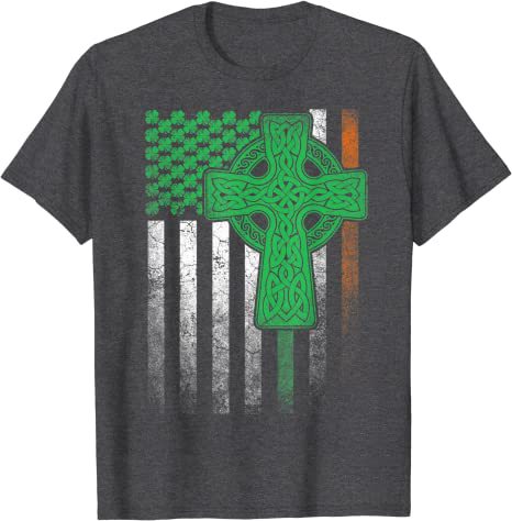 St Patrick Flag Series Printed T-shirt Top