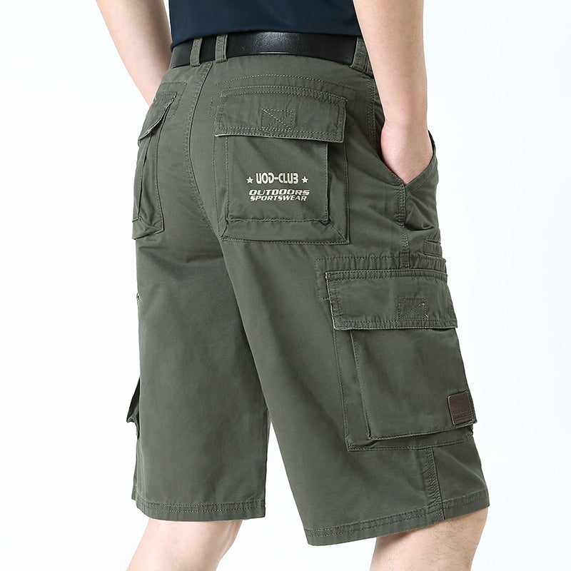 Workwear Men's Shorts Solid Summer Five-point Pants Casual Shorts