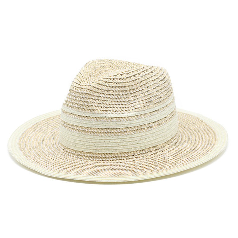 Holiday Beach Sun Protection Men's Sunvisor Hat Panama Straw Hat