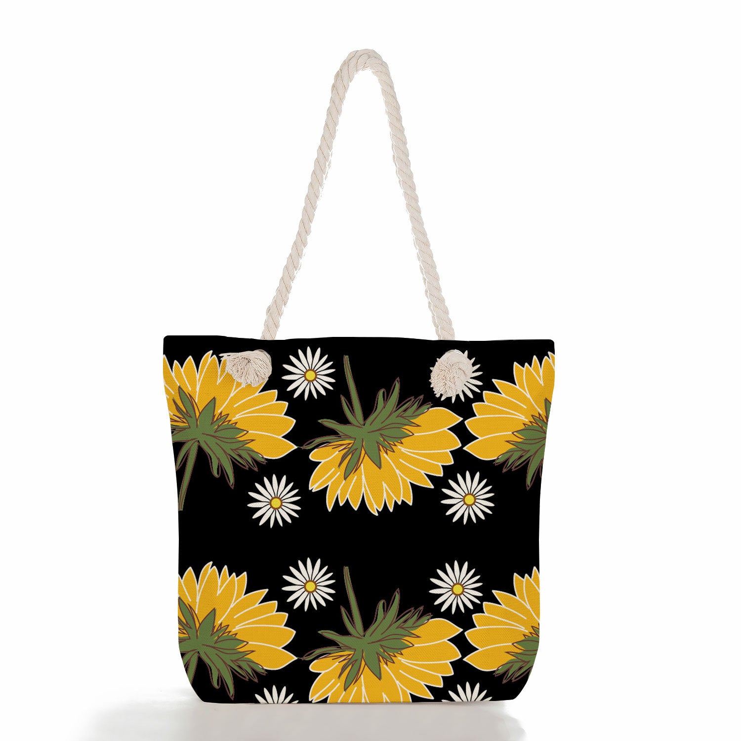 Flower Tote Sunflower Travel Beach Bag