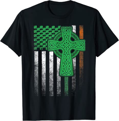 St Patrick Flag Series Printed T-shirt Top