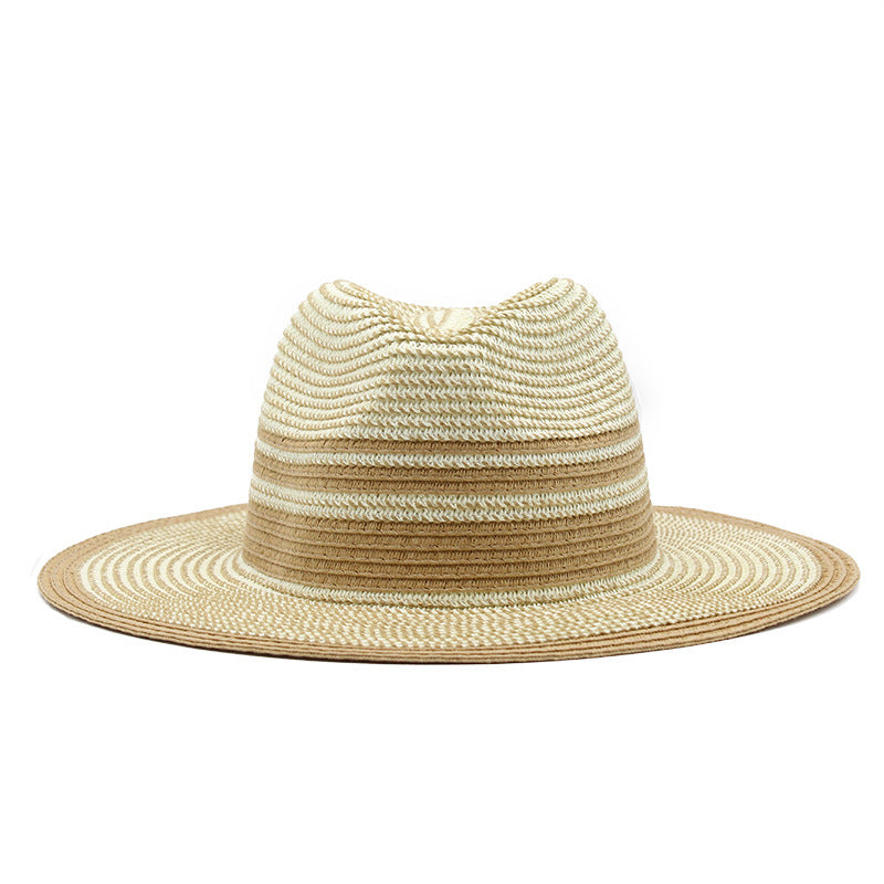 Holiday Beach Sun Protection Men's Sunvisor Hat Panama Straw Hat