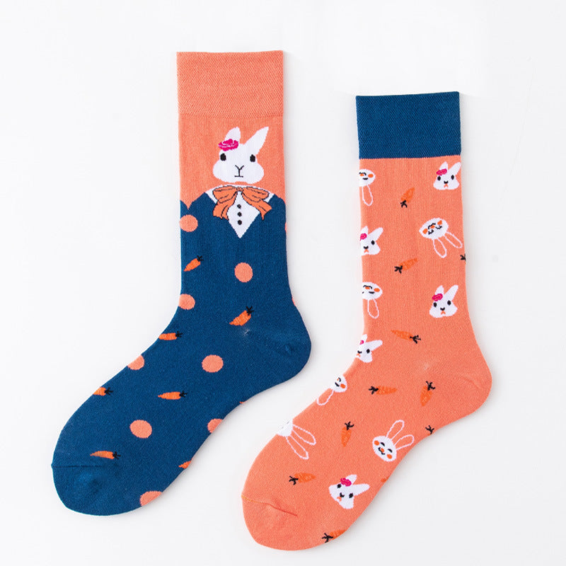 Cute and Comfortable Socks Cow Personality Ab Couple Socks