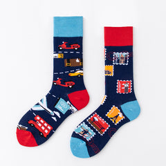 Cute and Comfortable Socks Cow Personality Ab Couple Socks