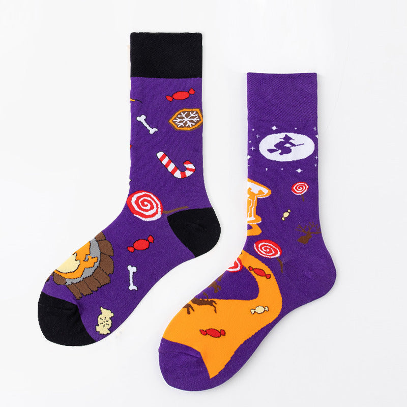 Comfortable Cotton Socks Animal Couple Socks