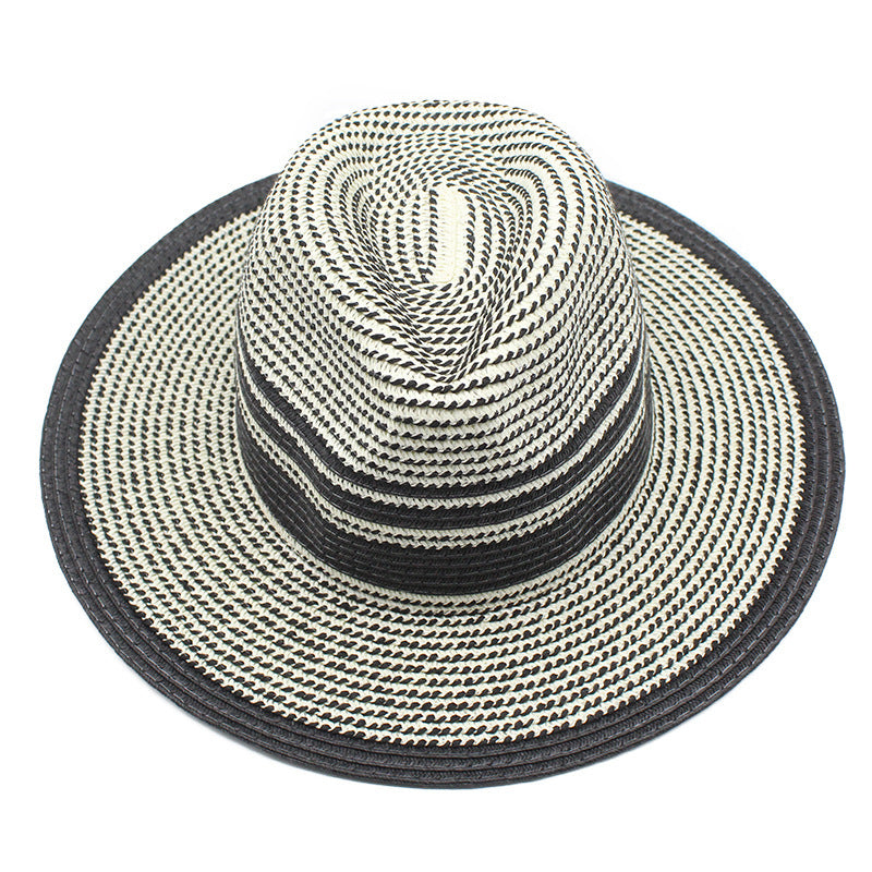 Holiday Beach Sun Protection Men's Sunvisor Hat Panama Straw Hat