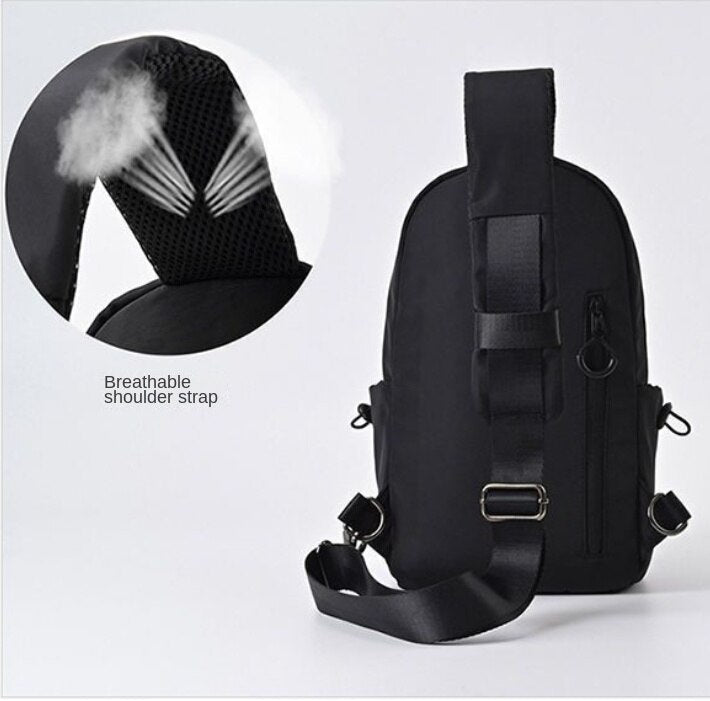 Small Men's Shoulder Bag Tactical Sling Messenger Backpack Travel Backpack Shoulder Waist Bag